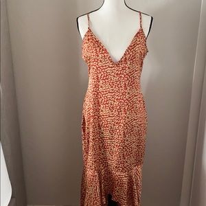Pretty Little Thing red leopard print dress